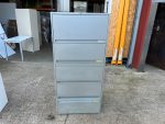 Office Tall Filing Cabinet Lockable w/ Foolscap Suspension and Top Compartment - Image 25
