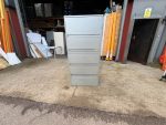 Office Tall Filing Cabinet Lockable w/ Top Compartment and 4 Drawers - 173cm - Image 5