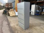 Office Tall Filing Cabinet Lockable w/ Top Compartment and 4 Drawers - 173cm - Image 12