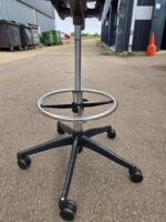 Humanscale Freedom Draughtsman Chair Tall Ergonomic Drafting Stool - Red - Image 18