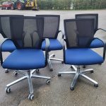 Used Meeting Chairs, Visitor – Conference Seating, Padded Upholstered Chair