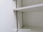 Used White Storage Cupboard Lockable Office Cupboard Adjustable Shelves - Image 10