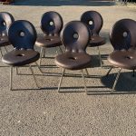 Adrenalina Sedi’Ola Dining Chairs by Simone Micheli - Set of 6 Reception Seats