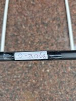 Bar Stools Grey Fabric White Metal Frame, High Seat with Footrest - Set of 17 - Image 4