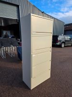 Office Tall Filing Cabinet Lockable Combi Cupboard - A4 Foolscap Compatible - Image 2