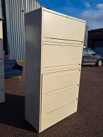 Office Tall Filing Cabinet Lockable Combi A4 Compatible Cupboard  + Rail Bars - Image 7