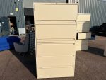 Office Tall Filing Cabinet Lockable Combi A4 Foolscap Compatible Cupboard - Image 3