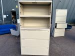 Office Tall Filing Cabinet Lockable Combi A4 Foolscap Compatible Cupboard - Image 14