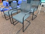 ICF Mesh Meeting Chairs Cantilever Frame Visitor Premium Chairs - Set of 4 - Image 2
