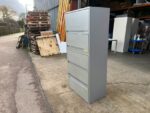 Office Tall Filing Cabinet Lockable 4 Drawers Combi w/ Top Compartment - 173cm - Image 27
