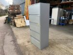 Office Tall Filing Cabinet Lockable 4 Drawers Combi w/ Top Compartment - 173cm - Image 35