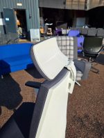 TCC Ergonomic Office Chair w/ Headrest, Grey, Flip-Up Arms - Backrest Faulty - Image 18