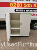 Senator Storage Office Cupboard Lockable Cabinet - 2 Doors - Image 5