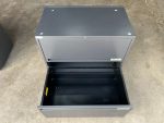 2 Drawer Filing Cabinet with Lockable Shelves and Foolscap Suspension - Grey - Image 9