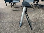 Sedus “Stehsitz Smile” Stool Standing / Perching - Adjustable Height, Black Seat