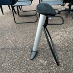 Sedus “Stehsitz Smile” Stool Standing / Perching - Adjustable Height, Black Seat