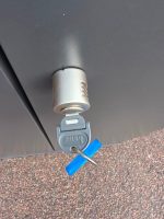 Bene Office Storage Cupboard, Lockable Doors – Graphite Finish with Wood Top - Image 15