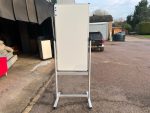 Double Sided Magnetic Whiteboard with Stand 187cm x 80cm Board on Wheels - Image 7