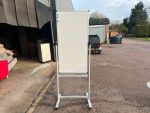 Double Sided Magnetic Whiteboard with Stand 187cm x 80cm Board on Wheels - Image 11