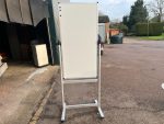 Double Sided Magnetic Whiteboard with Stand 187cm x 80cm Board on Wheels - Image 15