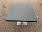 MB Meeting Square Table – Black Top and Chrome Base - 74cm x 80cm x 80cm - Image 10