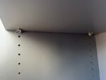 Office Storage Tall Cupboard Wooden Double Door Lockable Cabinet with 4 Shelves - Image 42