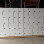 Multiple Compartments Safety Locker - Lockable Staff Storage with 50 Doors