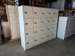 20 Door Locker Storage Unit - White with Combination Locks & Adjustable Shelves - Image 2