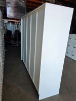 20 Door Locker Storage Unit - White with Combination Locks & Adjustable Shelves - Image 5