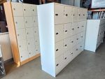 20 Door Locker Storage Unit - White with Combination Locks & Adjustable Shelves - Image 12