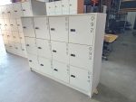 12 Door Locker Storage Unit - White with Combination Locks & Adjustable Shelves - Image 12