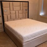 Luxury Bed Set with Mattress, Statement Headboard & Integrated Reading Lights