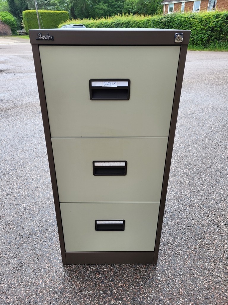 3 drawer lockable filing cabinets
