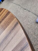 Orangebox Pars Meeting Table – Walnut Effect Round Top, Metal Legs - 120cm - Image 9