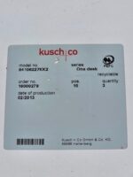 Kusch+Co Circular Meeting Table – White Top and Legs with Built-In Power - 150cm - Image 5