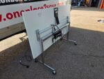 Mobile Flip Top Table -  Data Module and Lockable Castors - 160 x 80cm - Image 5
