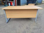 Used L Shape Office Desk Corner Workstation with Pedestal Drawers - Image 6