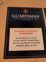 Furniture warranty card