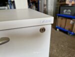 3 Drawer Office Filing Cabinet Lockable White Finish - A4 / Legal Size Documents - Image 9