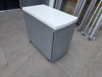 Used White Office Desk With Drawers 1200mm – Rectangular Computer Workstation - Image 8