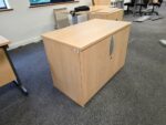 Used Low Storage Cupboard Lockable Office Cupboard with Adjustable Shelf - Image 5