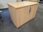 Used Low Storage Cupboard Lockable Office Cupboard with Adjustable Shelf - Image 8