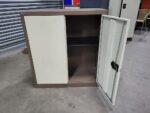 BISLEY Storage Brown Cupboard – Medium Size Lockable Office Cabinet with Shelf - Image 2