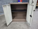 BISLEY Storage Brown Cupboard – Medium Size Lockable Office Cabinet with Shelf - Image 12