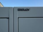 Bisley Steel Locker Cabinet – 8 Door Light Grey Office Staff Storage Unit - Image 2
