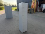 Probe Storage Steel Locker – 4 Door Light Grey Staff Storage Office Cabinet - Image 3
