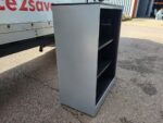 Steel Tambour Sliding Door Office Cupboard Lockable Grey Filing Storage Cabinet - Image 4