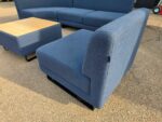 Mark Reception Office Sofas | 2-Seater Blue Corner Sofa, Armchair & Coffee Table - Image 7