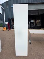 IKEA White Wardrobe Cabinet with 9 Sliding Shelves and 1 Fixed Shelf - Slim - Image 2