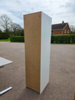 IKEA White Wardrobe Cabinet with 9 Sliding Shelves and 1 Fixed Shelf - Slim - Image 3